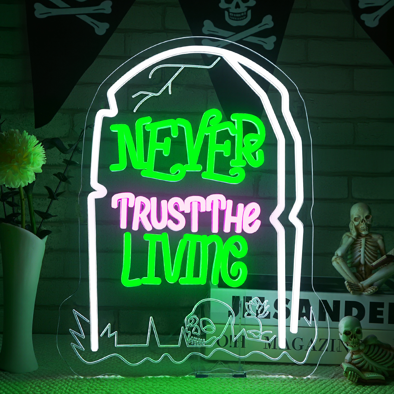 Party Games Switch - Halloween Never Trust the Living Neon