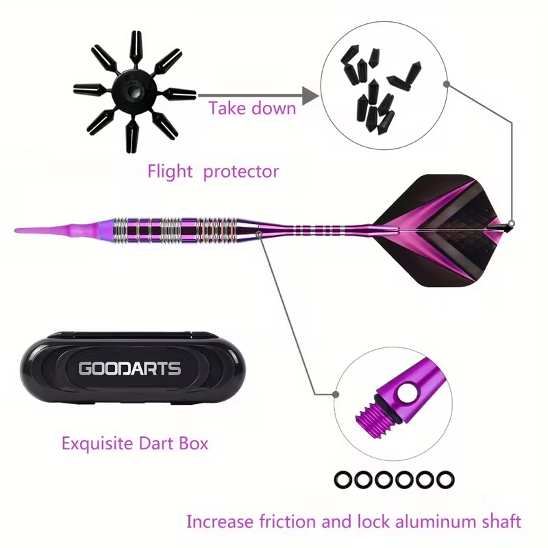 TRALOW Soft Tip Darts Set-with - Party Games Competition avaliação e preço