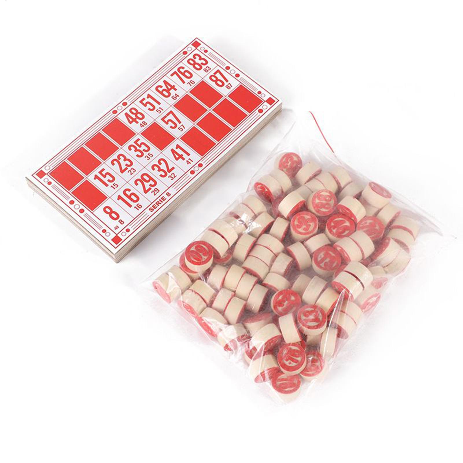 Bingo Set Funny Vintage Wooden - Party Games For Large Groups avaliação e preço