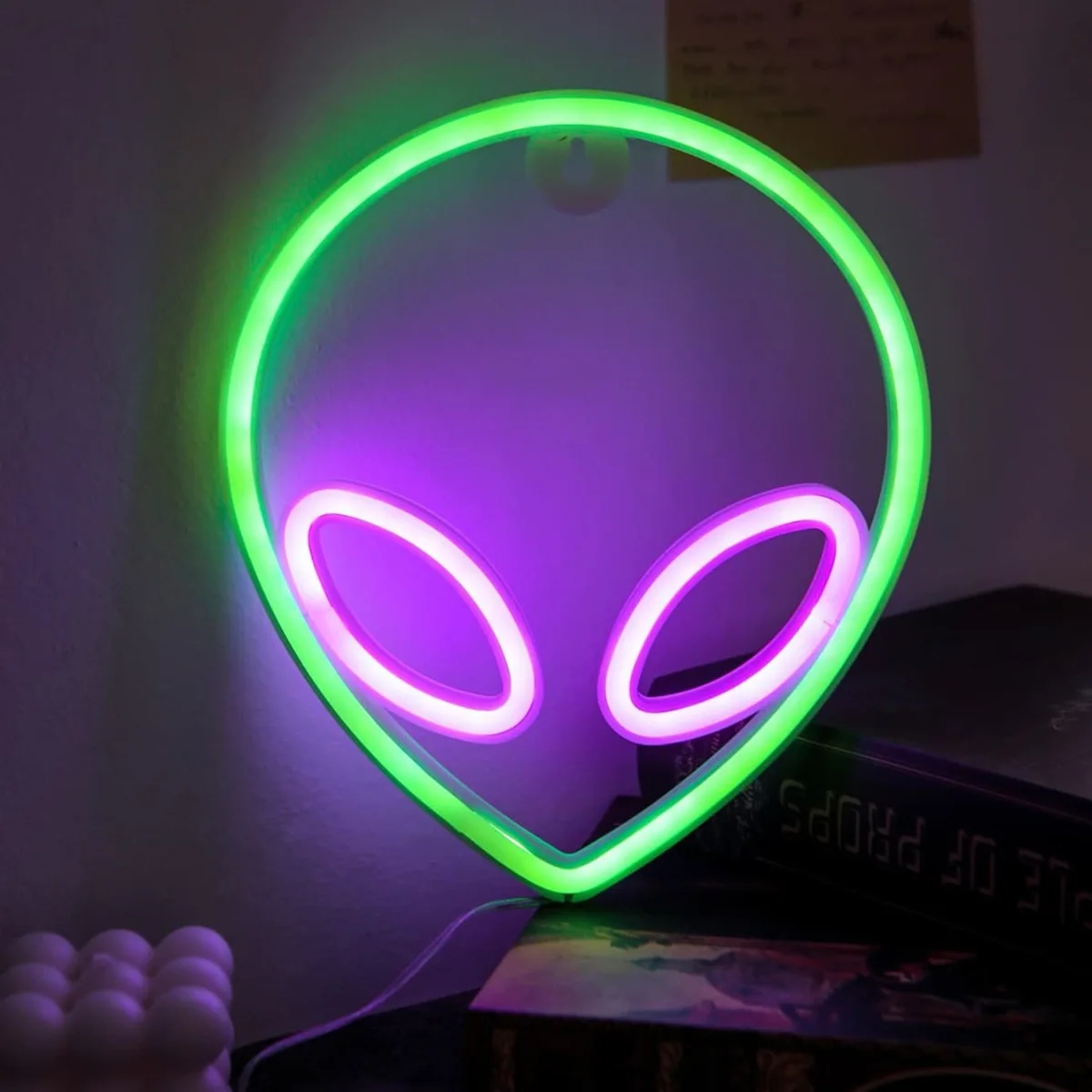 Green Alien Neon Signs for Wal - Party Games Switch avaliação e preço