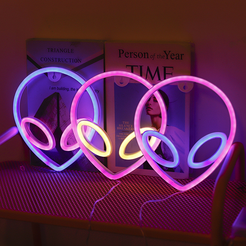 Green Alien Neon Signs for Wal - Party Games Switch avaliação e preço