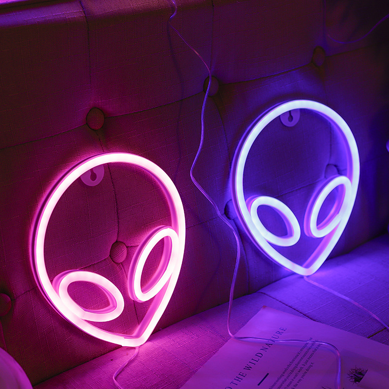 Green Alien Neon Signs for Wal - Party Games Switch avaliação e preço