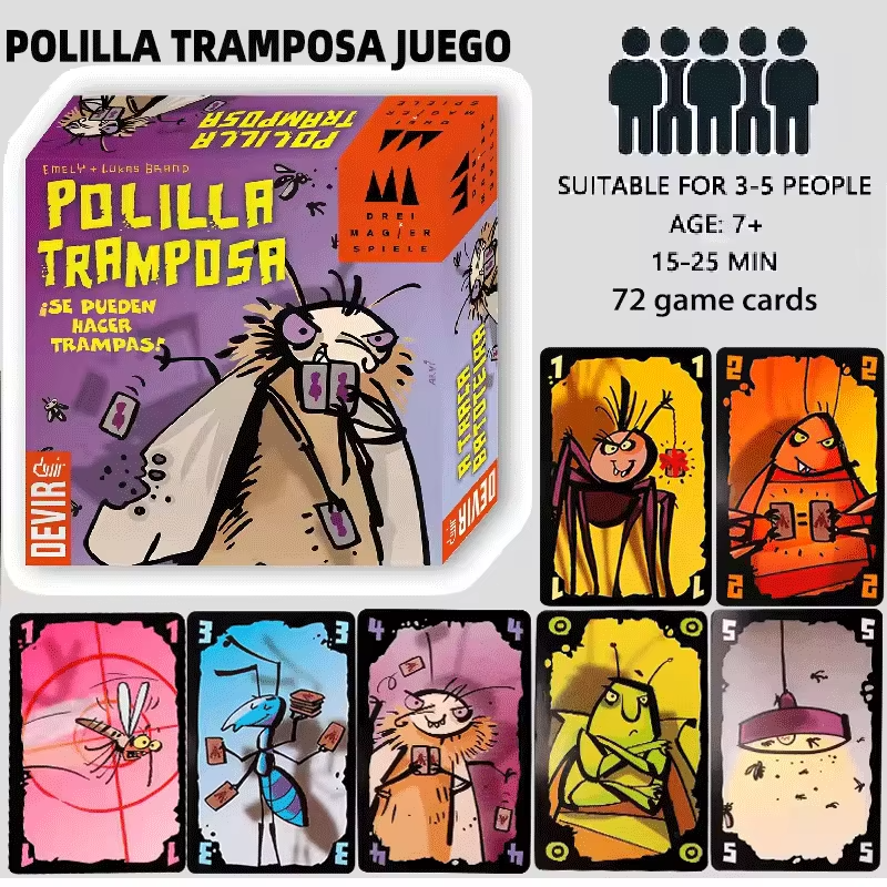 Polilla Tramposa Español Playi - Party Games Juego avaliação e preço