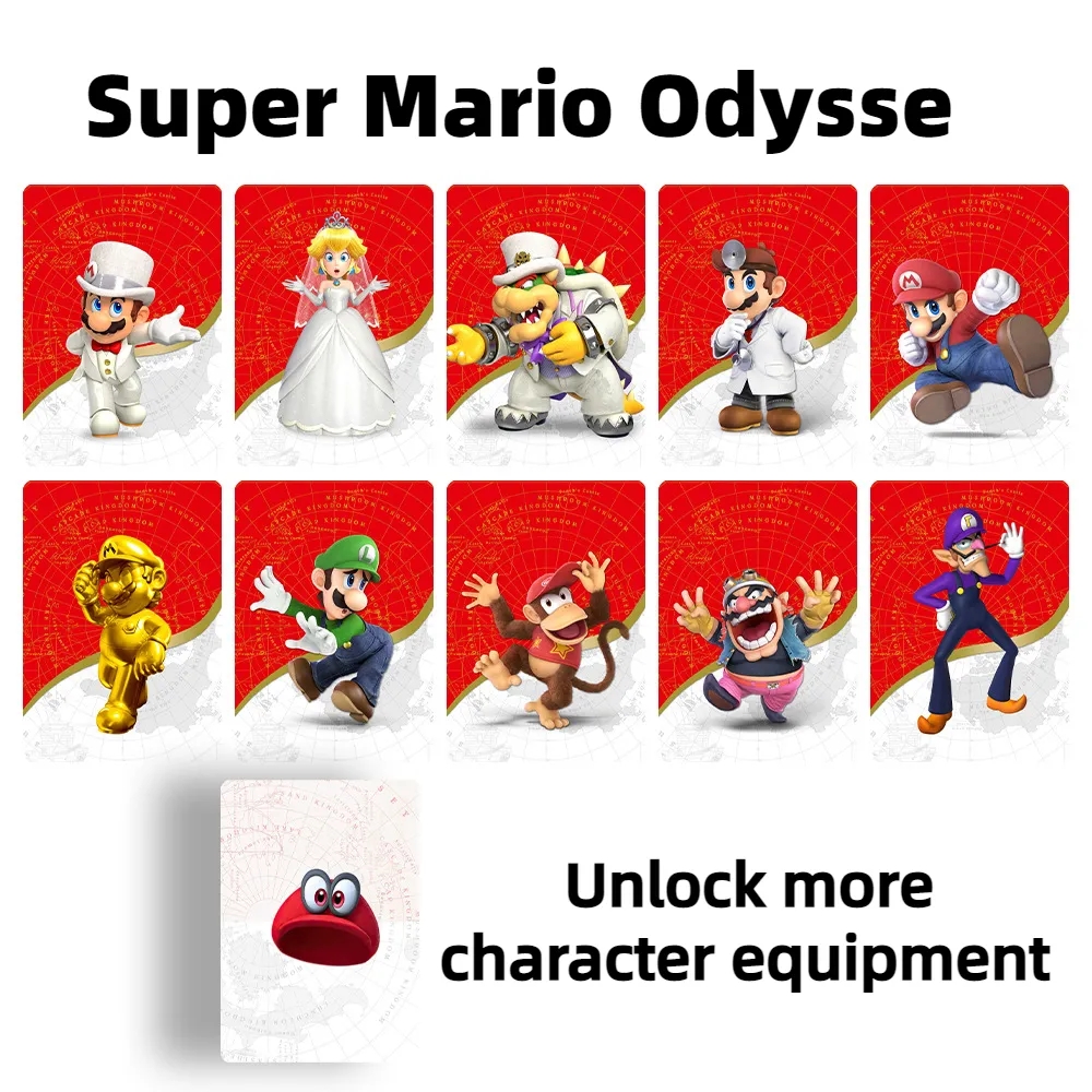 New 10Pcs Mario Mini Card Supe - Party Games Switch avaliação e preço