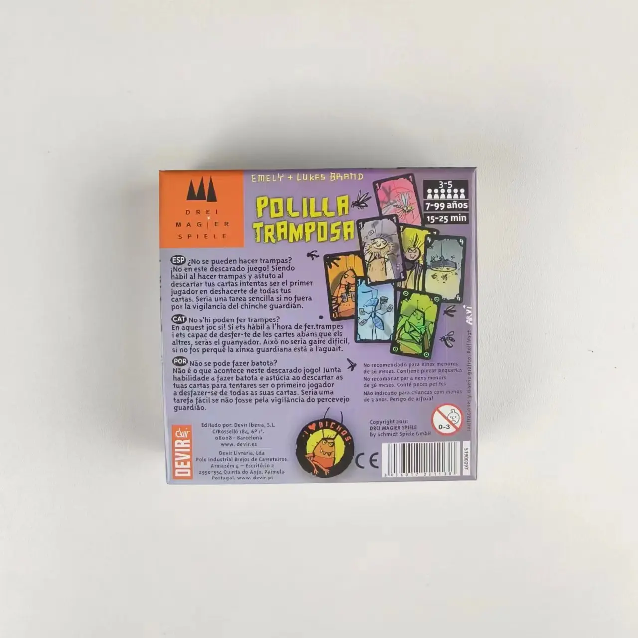 Cheating Moth Spanish Card Gam - Party Games Juego avaliação e preço