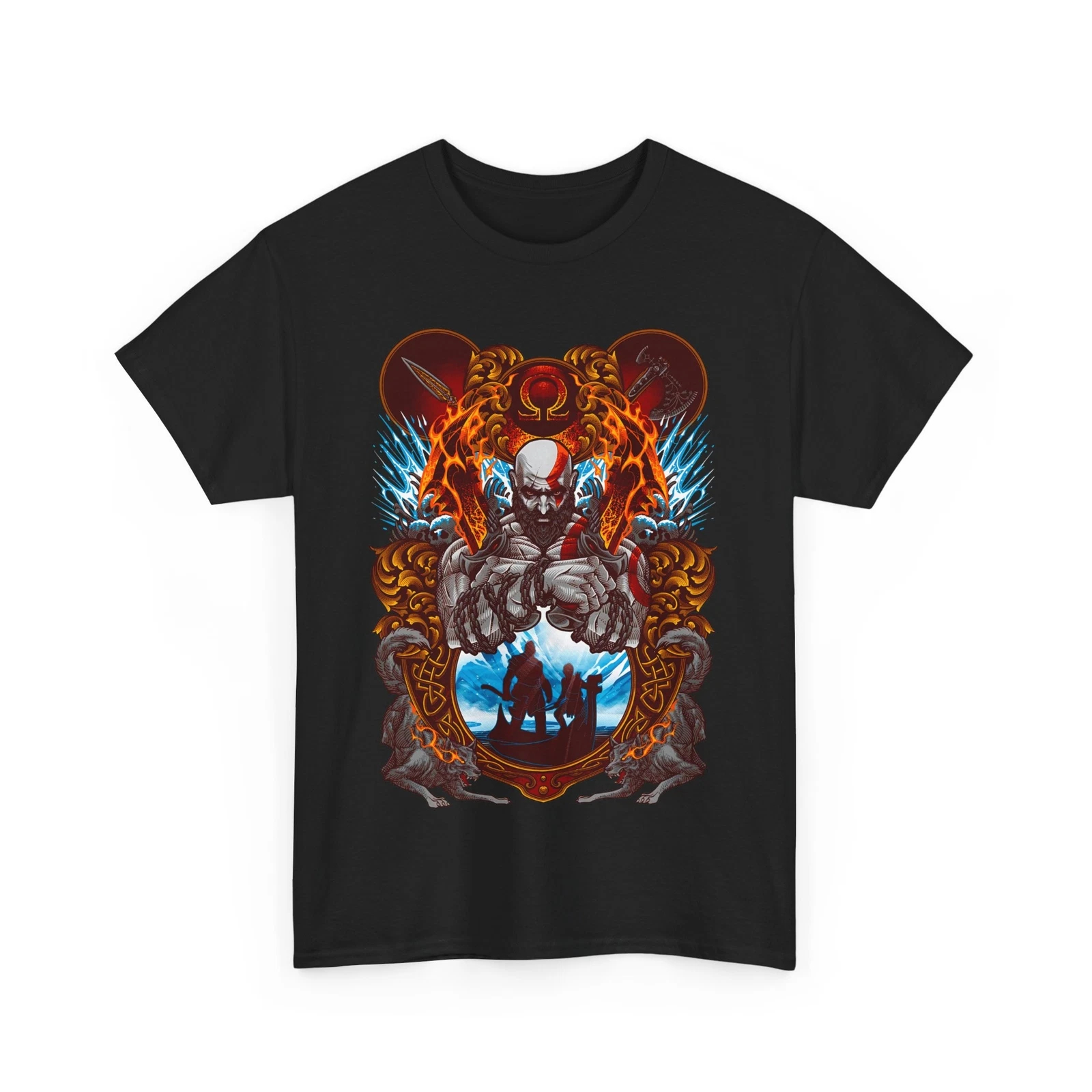 Video game T-shirt, Kratos, Sh - Party Games In Ps5 avaliação e preço