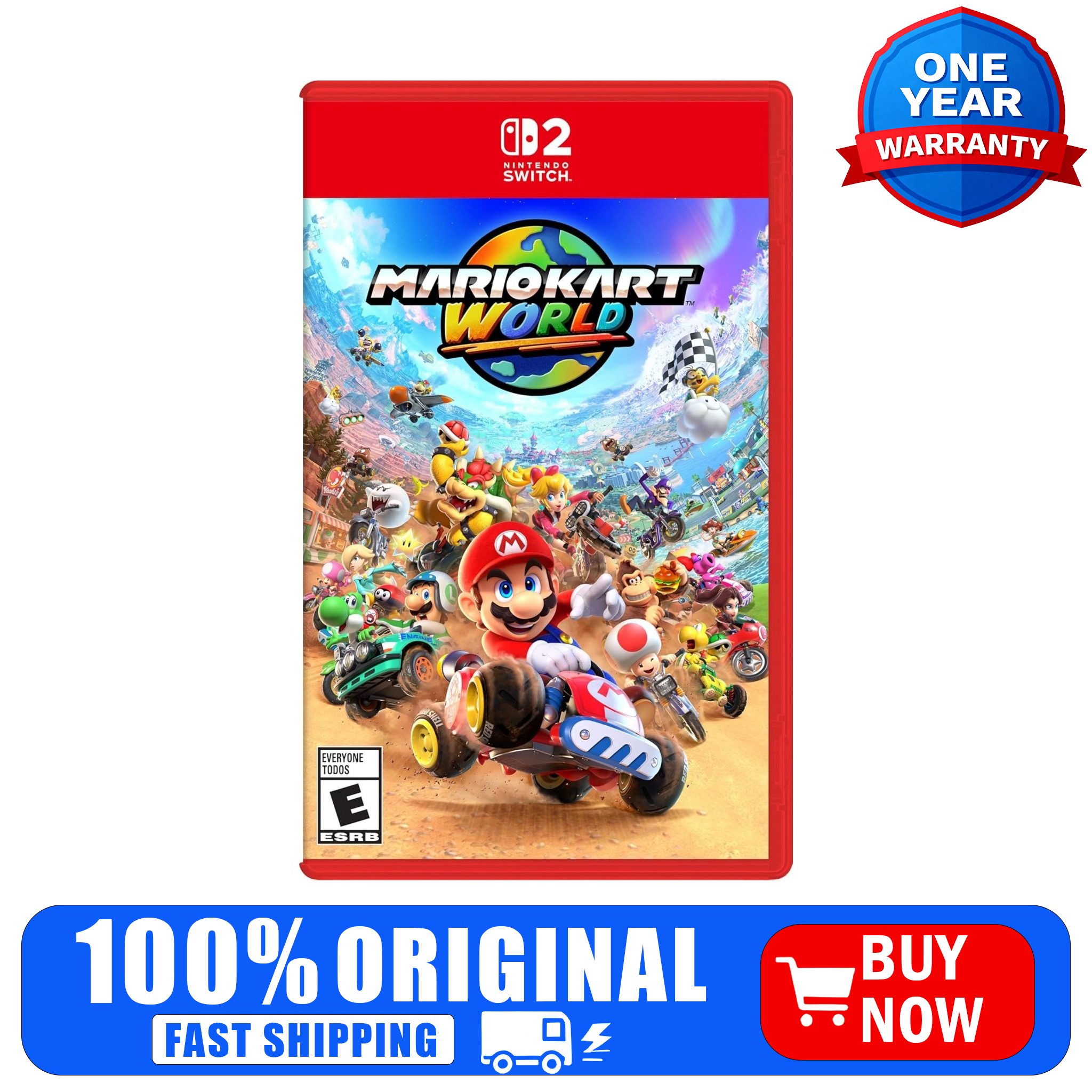 Mario Kart World Physical Vide - Party Games Nintendo Switch avaliação e preço