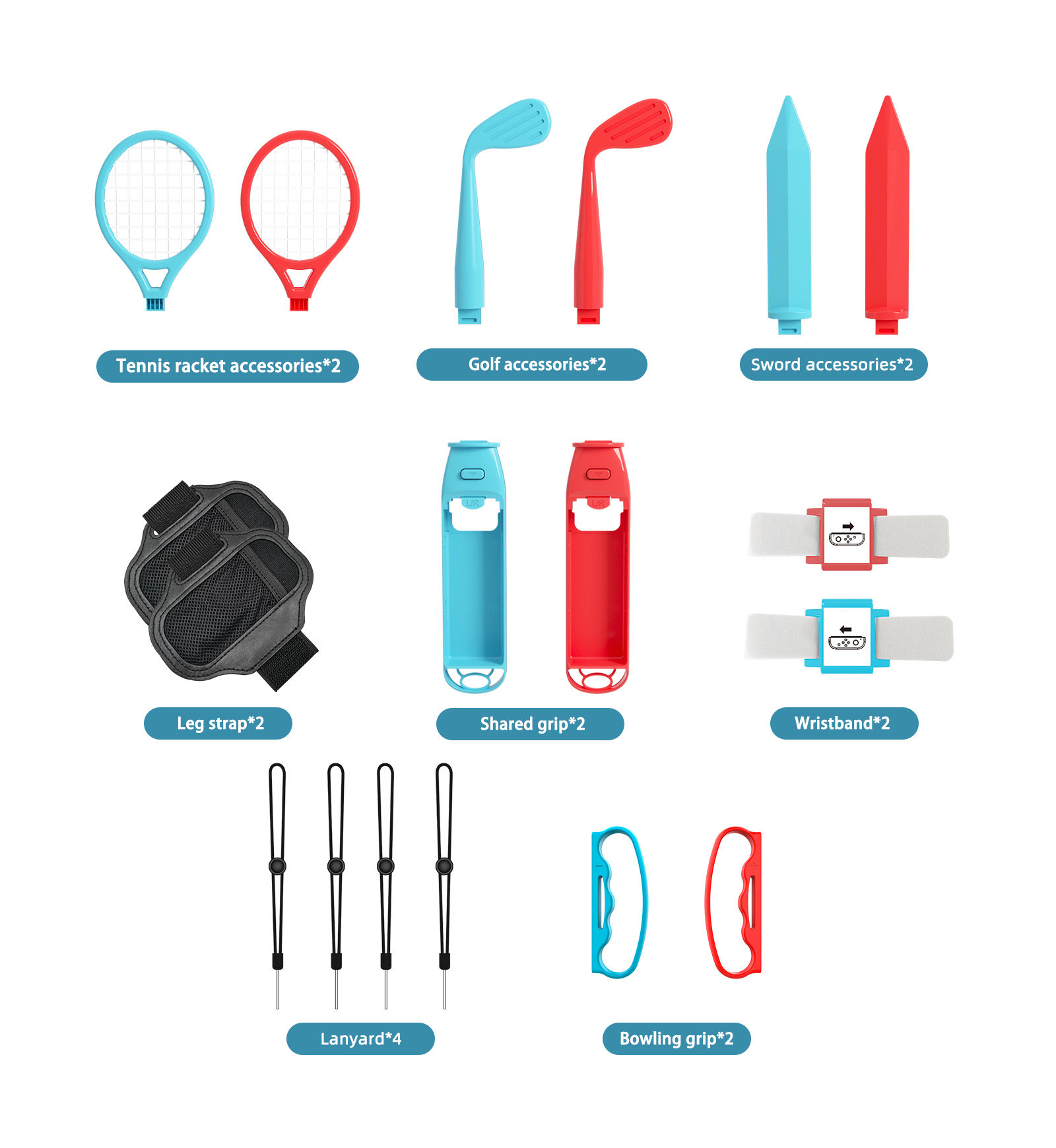 18 in 1 Accessories Kit for Sw - Party Games Nintendo Switch avaliação e preço