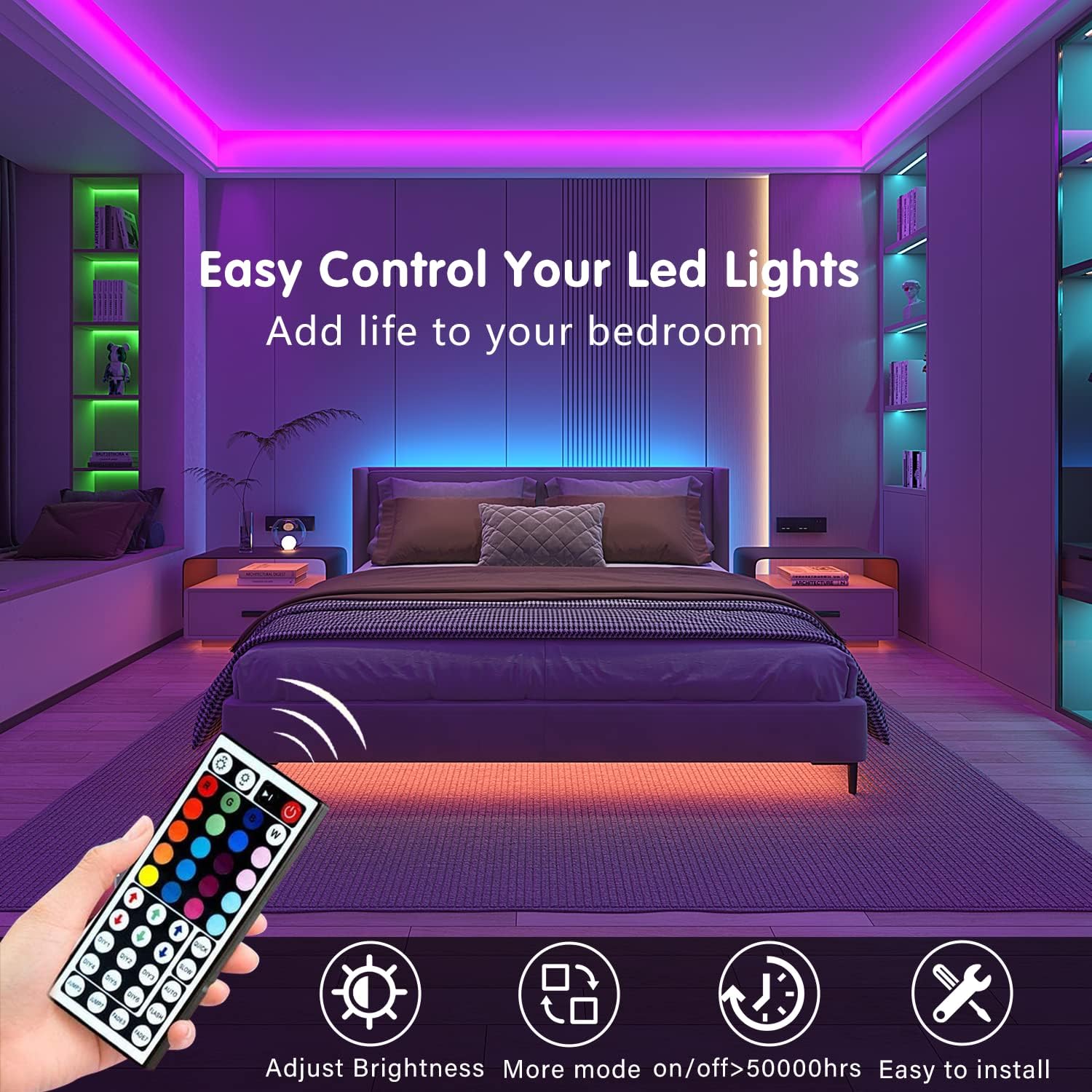 USB LED Strip Lights with 44 K - Party Games Switch avaliação e preço