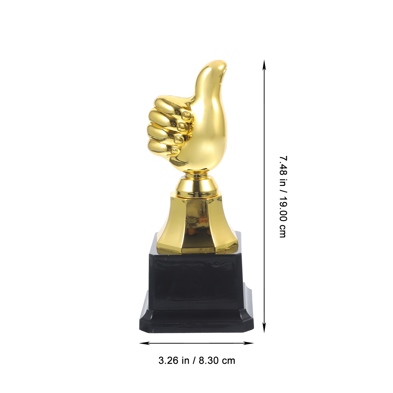 1Pcs Plastic Thumb Trophy Awar - Party Games Competition avaliação e preço