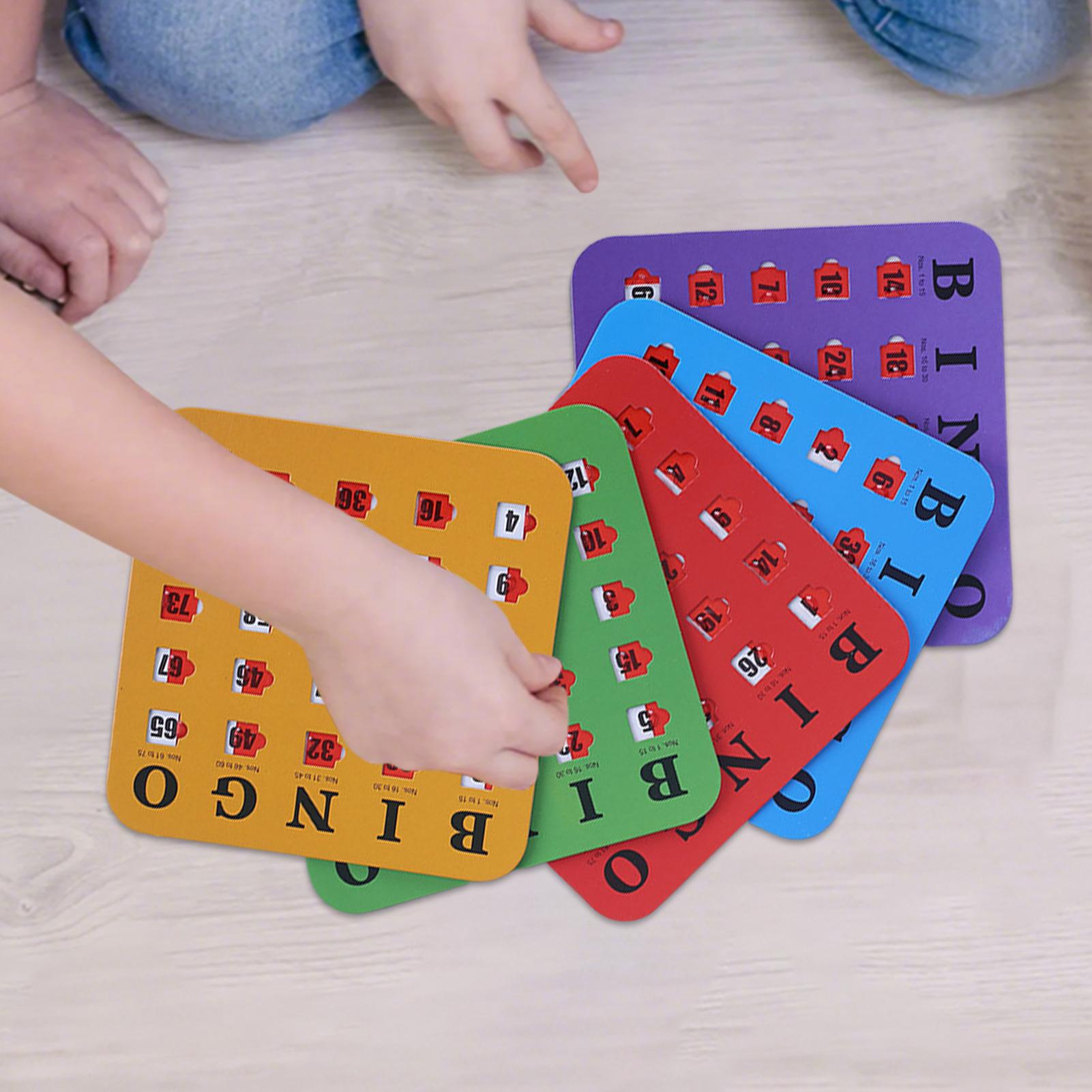 5 Pieces Bingo Game Cards Larg - Party Games For Large Groups avaliação e preço