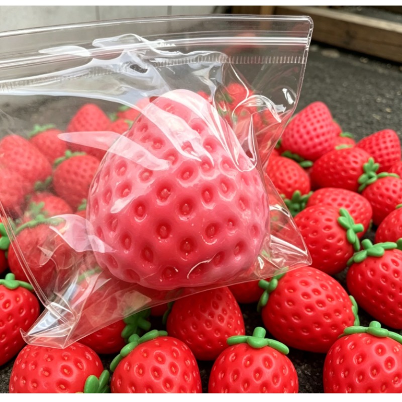 Squishy Big Strawberry Squeeze - Party Games Entertainer avaliação e preço