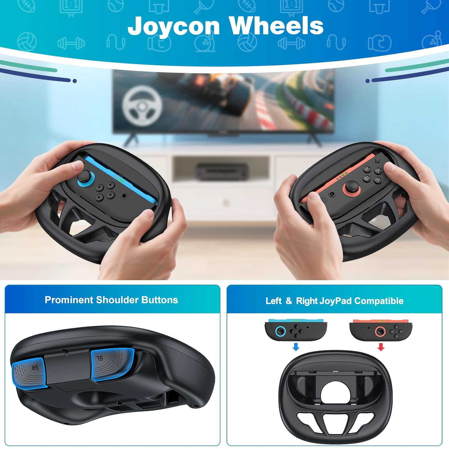 BEBONCOOL Switch 2 Sports Acce - Party Games Nintendo Switch avaliação e preço