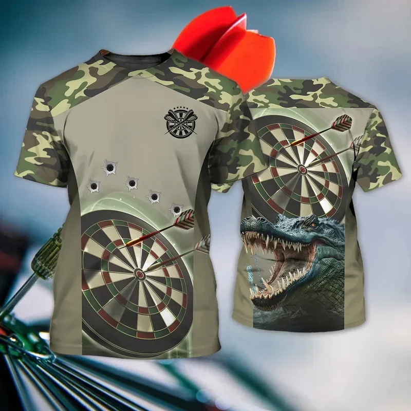 Darts Roulette T-shirt Men's B - Party Games Competition avaliação e preço
