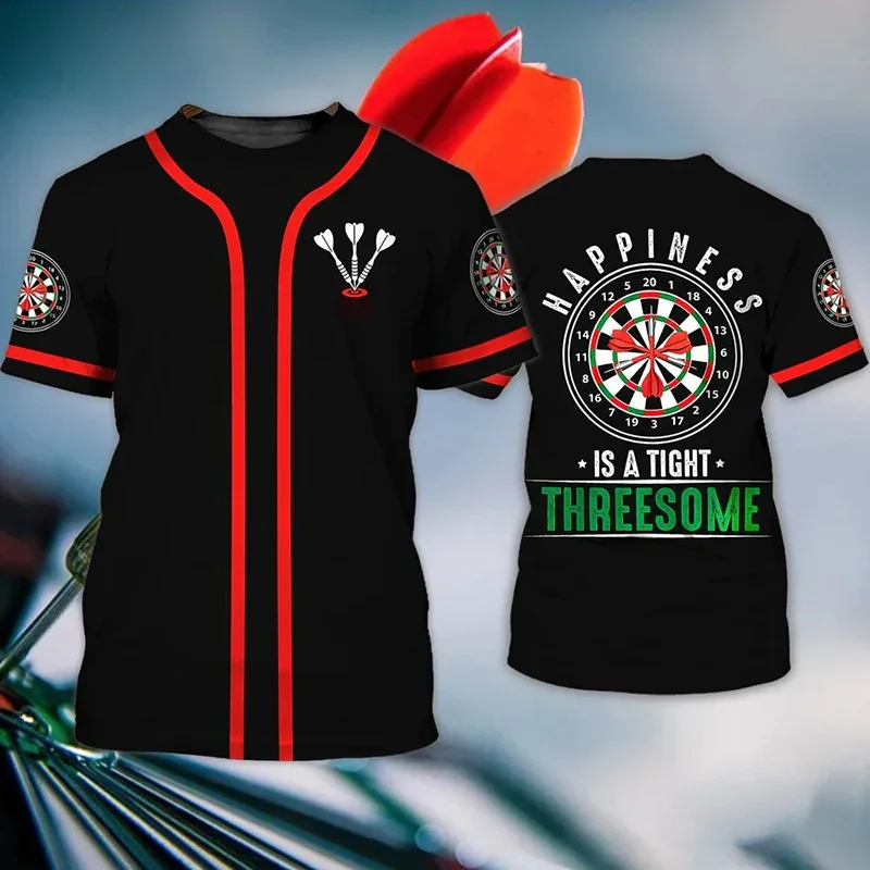 Darts Roulette T-shirt Men's B - Party Games Competition avaliação e preço