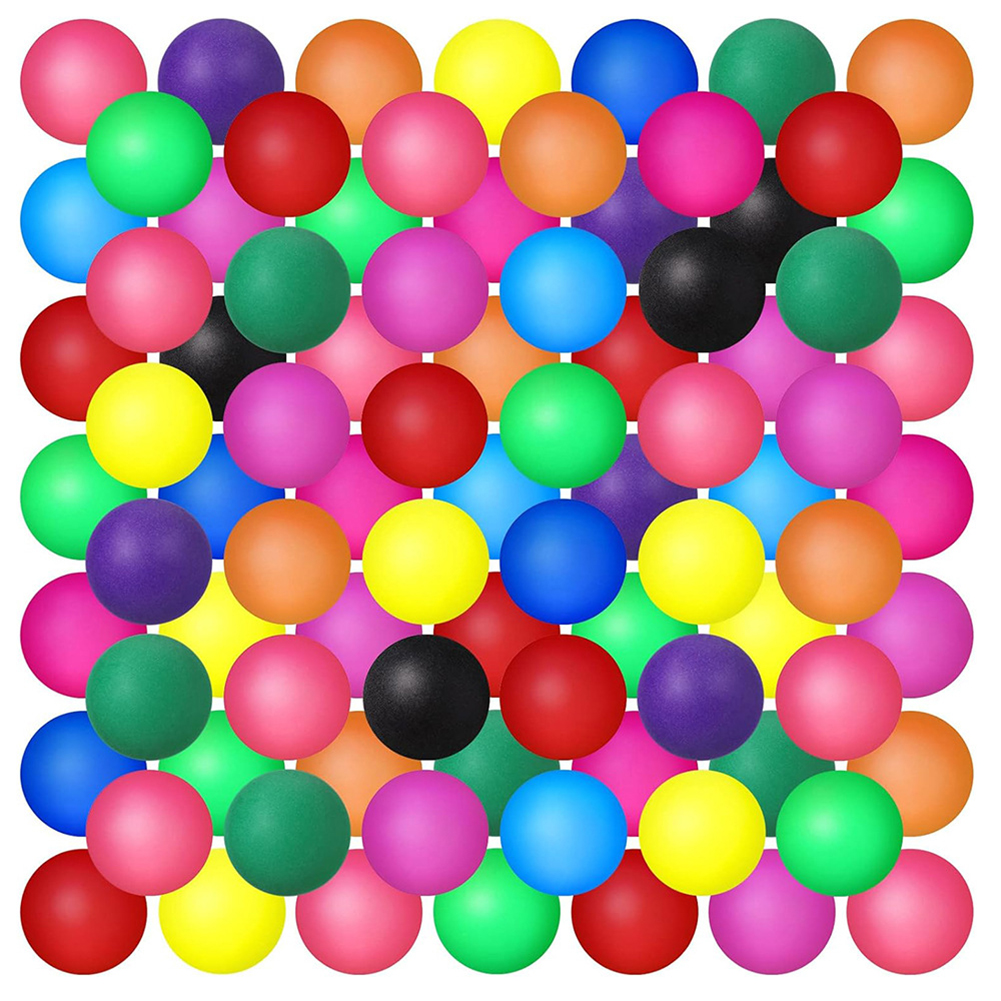 50 Pcs Colored Balls Washable  - Party Games Competition avaliação e preço