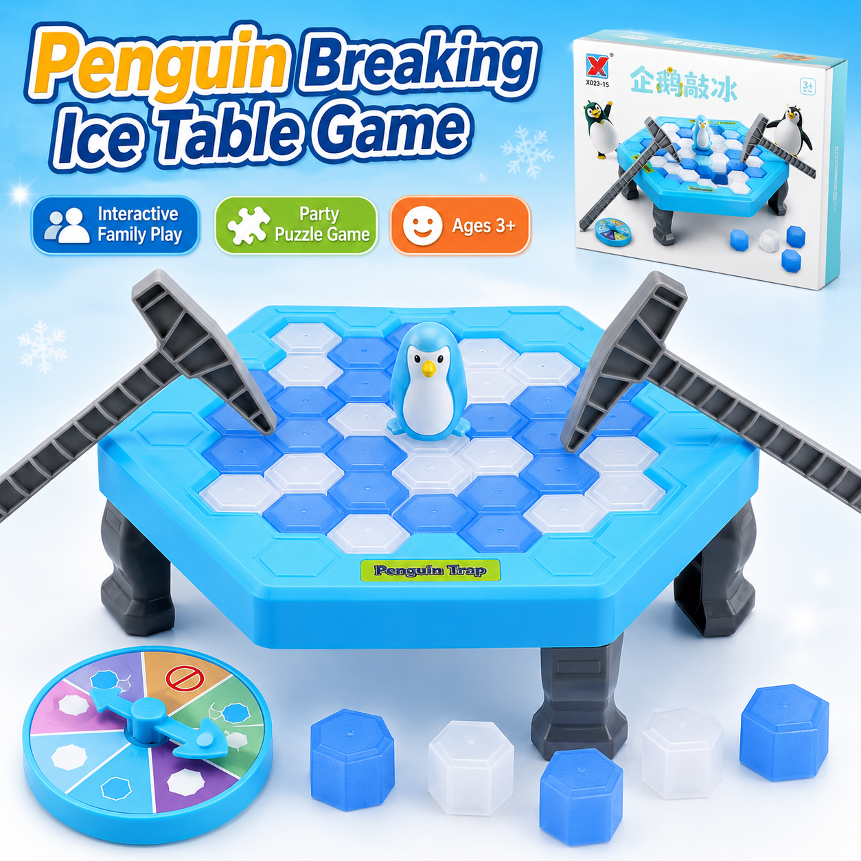 Penguin Breaking Ice Table Gam - Party Games Juego avaliação e preço