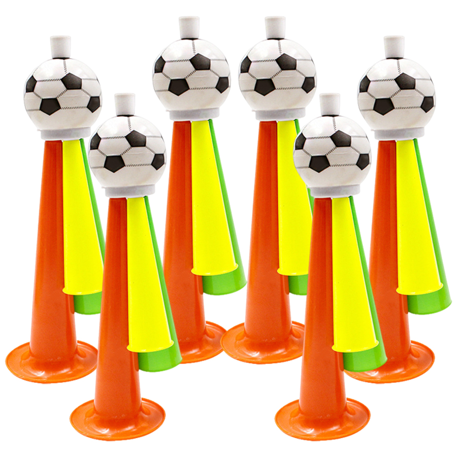 3/6pcs 3-Hole Plastic Football - Party Games No Props avaliação e preço