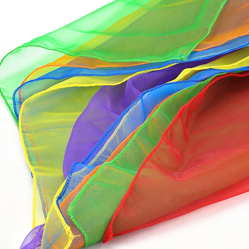 Six Color Silk Scarf Party Fav - Party Games No Props avaliação e preço