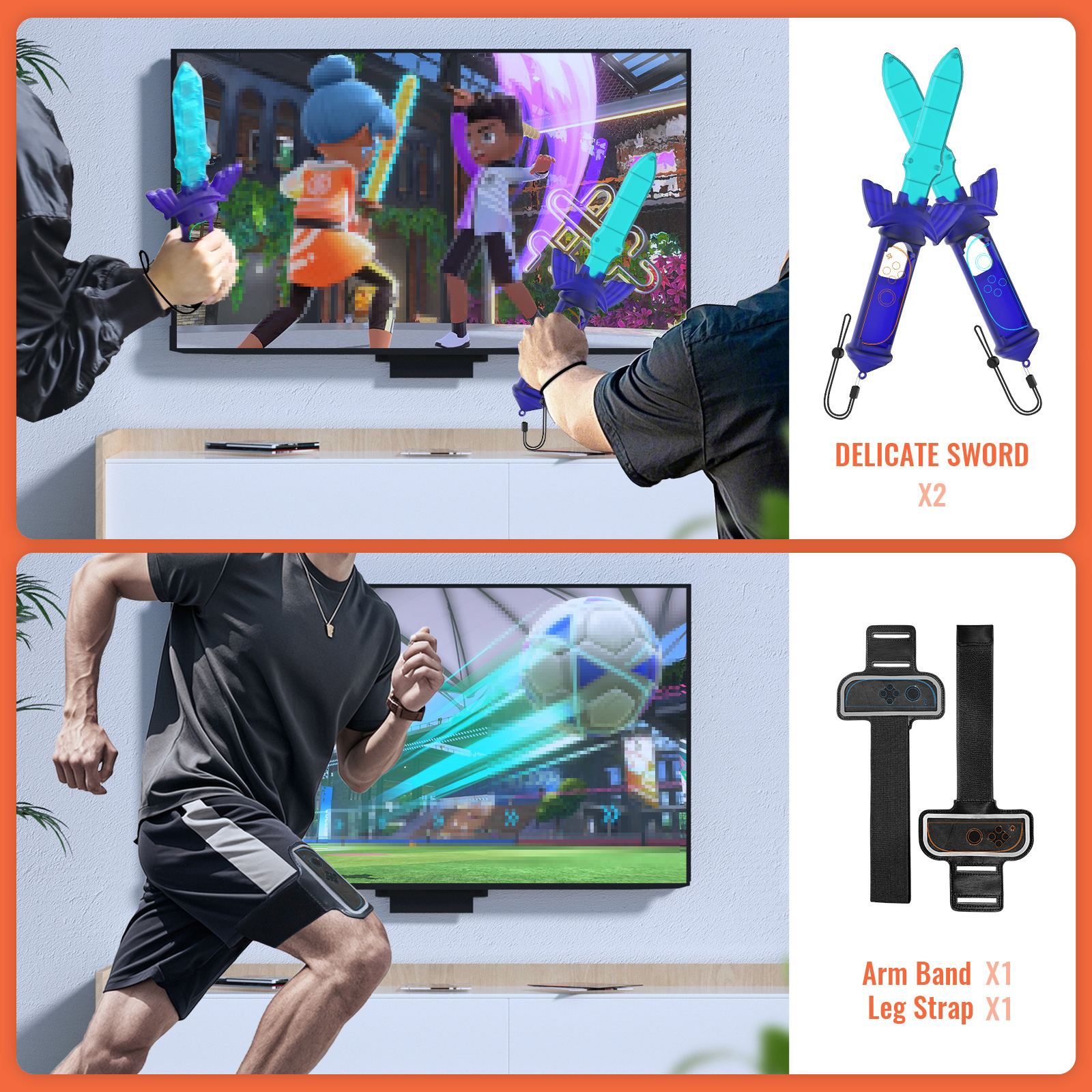12 in 1 Sports Accessories Set - Party Games Nintendo Switch avaliação e preço