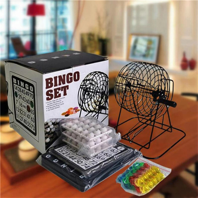 Deluxe Bingo Set Board Game To - Party Games For Large Groups avaliação e preço