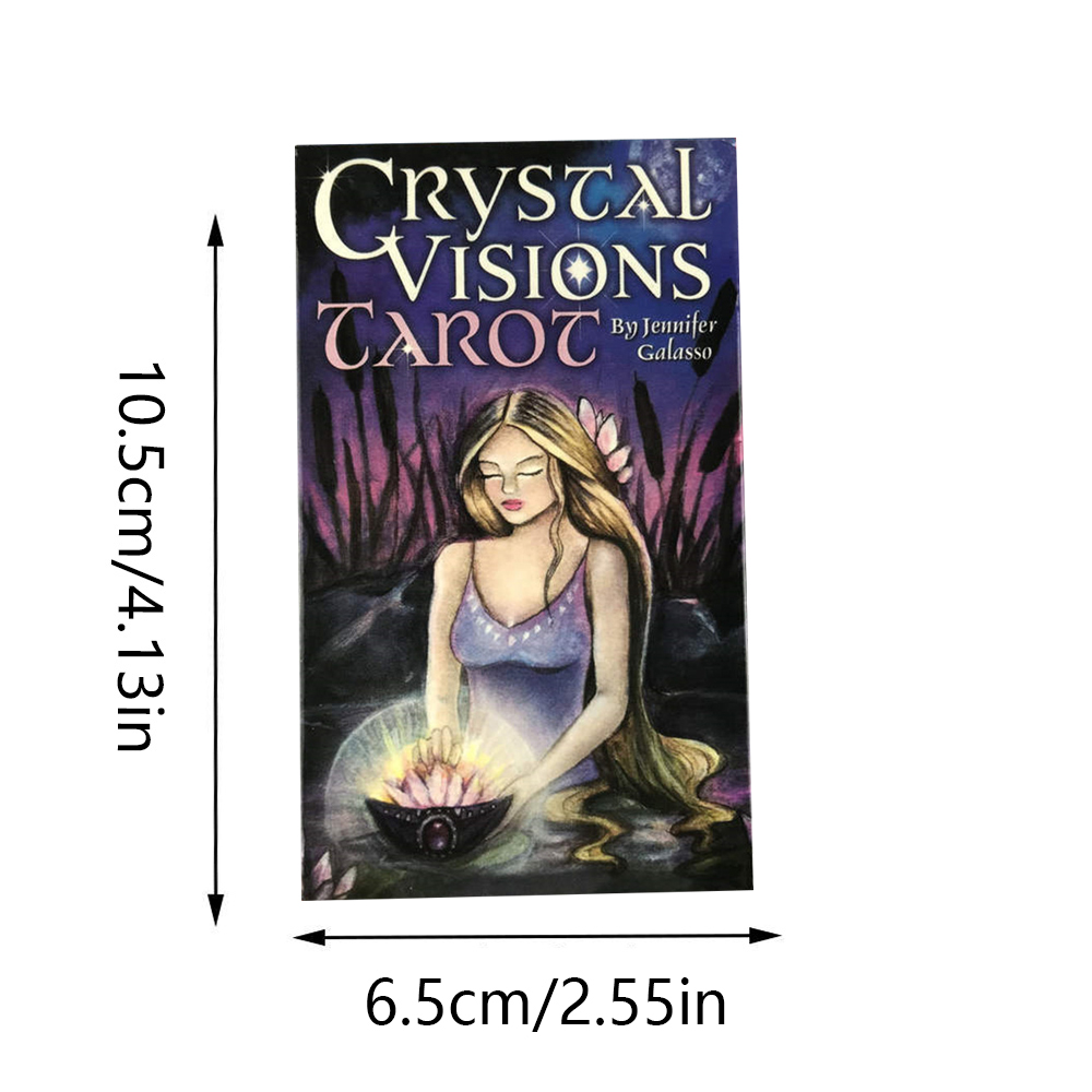 Crystal Vision Tarot Cards And - Party Games Entertainer avaliação e preço