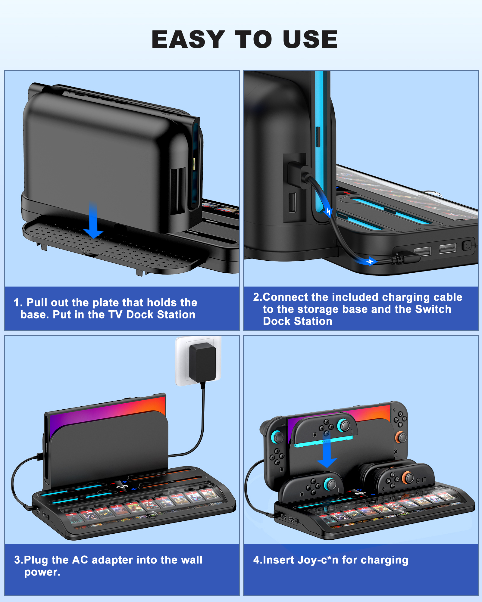 BEBONCOOL SC200 Switch2 Chargi - Party Games Nintendo Switch avaliação e preço