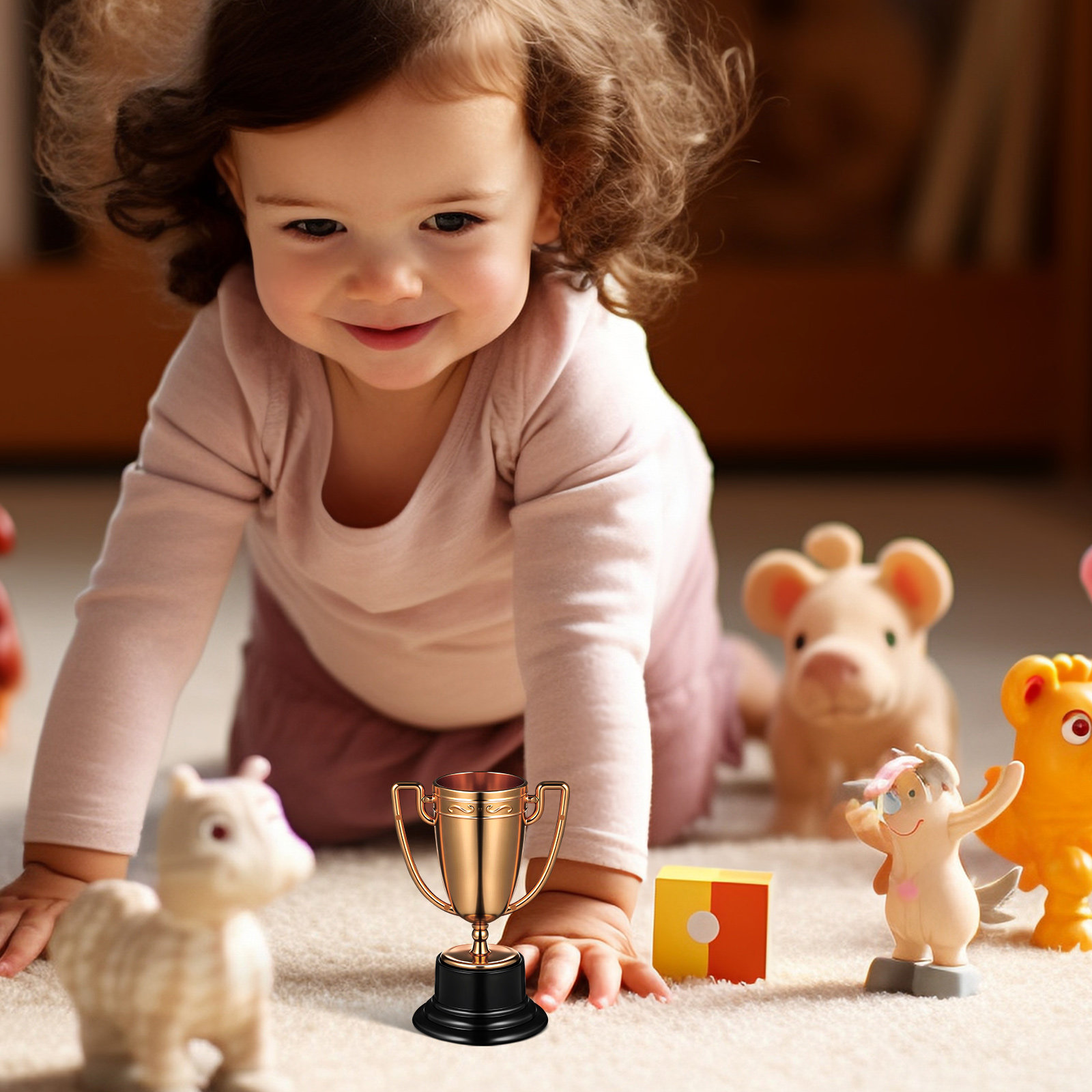3Pcs Trophy Award Kids Small S - Party Games Competition avaliação e preço