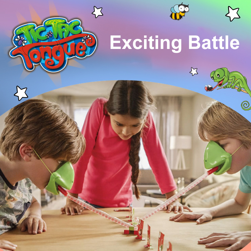 Frog Mask Toy Frog Tongue Stic - Party Games Competition avaliação e preço