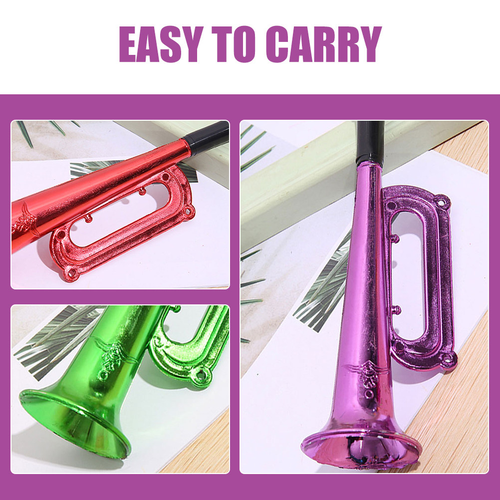 18Pcs Fun Plastic Horn Noisema - Party Games No Props avaliação e preço