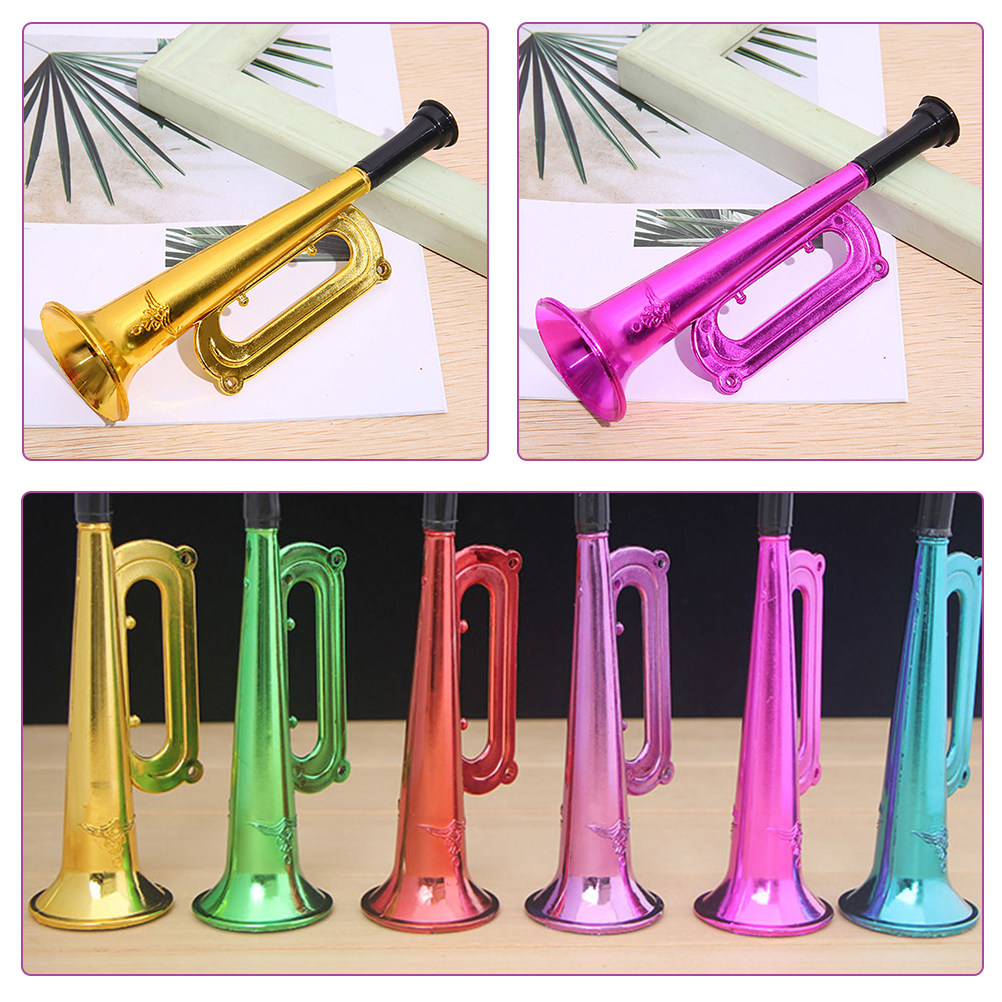 18Pcs Fun Plastic Horn Noisema - Party Games No Props avaliação e preço