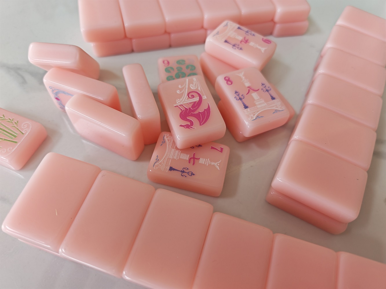 2026 Hot New Pink Acrylic Amer - Party Games Entertainer avaliação e preço