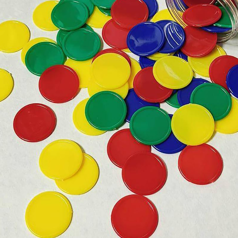 Plastic Bingo Markers Chips 4  - Party Games Juego avaliação e preço