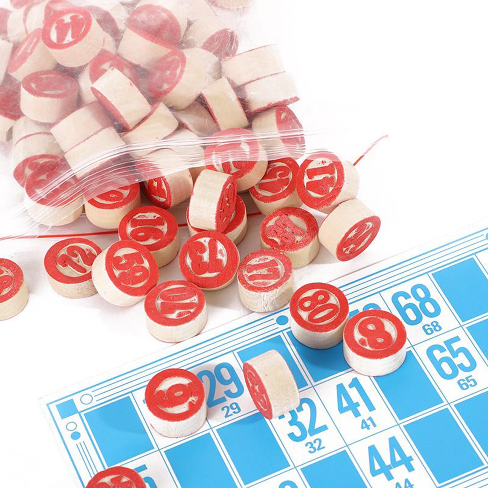 Bingo Card Game Vintage Wooden - Party Games For Large Groups avaliação e preço